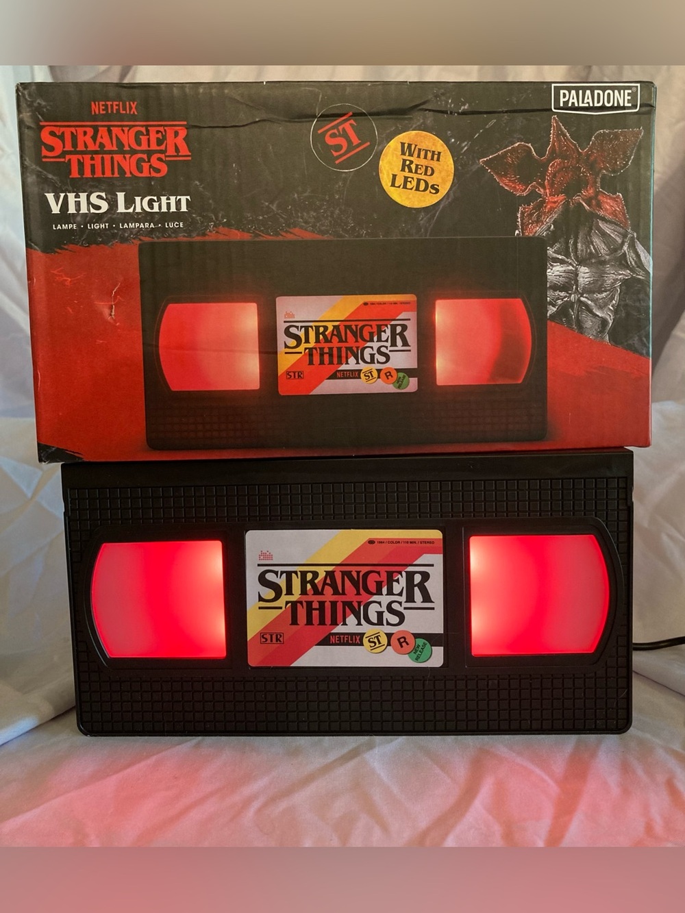 Stranger Things VHS Light with Red LEDs